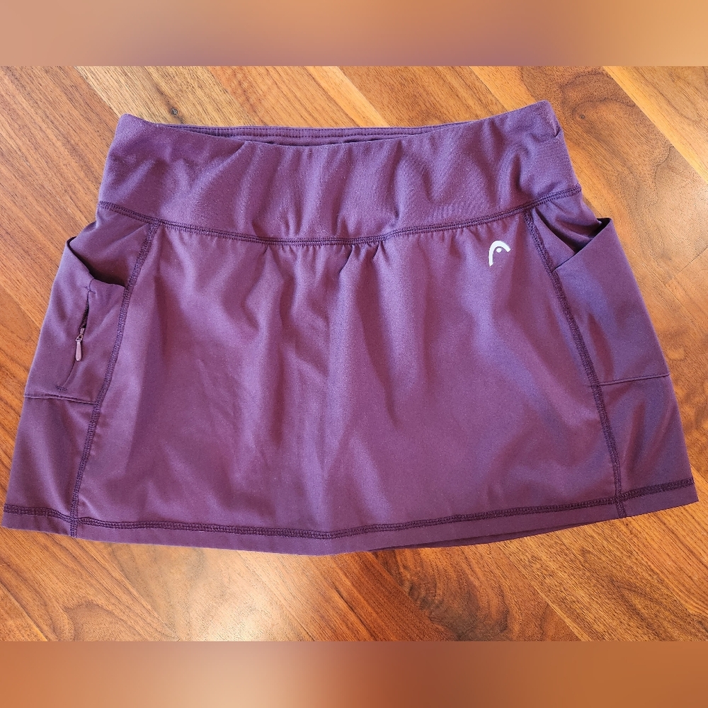 Head Blackberry Wine Advantage Angled Skort